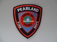 Stoffabzeichen Pearland Texas Fire Dept.