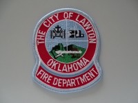 Stoffabzeichen The City of Lawton, Oklahome Fire Dept.
