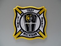 Stoffabzeichen Troy Michigan Fire Dept.