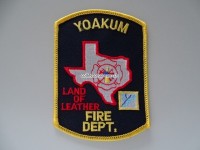 Stoffabzeichen Yoakum Texas Fire Dept.