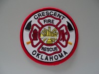 Stoffabzeichen Cresent Oklahoma Fire Dept.