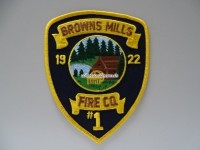 Stoffabzeichen Browns Mills Fire Co.