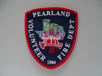 Stoffabzeichen Pearland Texas Fire Dept.