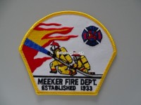 Stoffabzeichen Meeker Fire Dept.