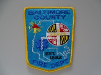 Stoffabzeichen Baltimore County Fire Dept.