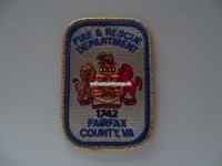 Stoffabzeichen Fairfax County VA Fire and Rescue Dept.