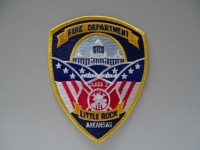 Stoffabzeichen Little Rock Arkansas Fire Dept.
