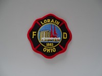 Stoffabzeichen Lorain Ohio Fire Dept.