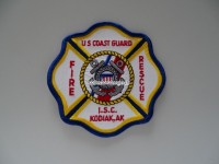 Stoffabzeichen USCG Kodiak AK Fire Rescue