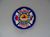 Stoffabzeichen Utica N.Y. Fire Fighter