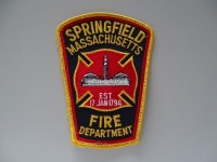 Stoffabzeichen Springfield Mass. Fire Dept.