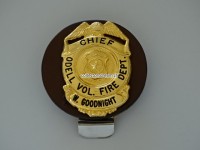 Metall Badge Fire Dept. Odell Vol. Chief W. Goodnight