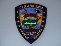 Stoffabzeichen City of St Paul Harbor Master, Alaska