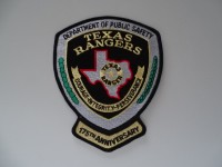 Stoffabzeichen Texas Rangers DPS, 175th Anniversary