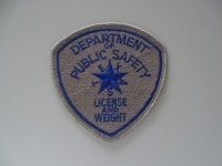 Stoffabzeichen Texas DPS, License and Weight