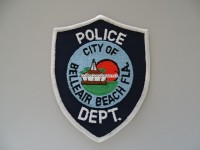 Stoffabzeichen City of Belleair Beach Police Dept. Florida