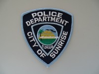 Stoffabzeichen City of Sunrise Police Dept. Florida