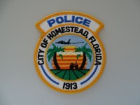 Stoffabzeichen City of Homestead Police, Florida