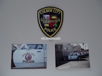 Stoffabzeichen / Streifenwagen Fotos, Culver City Police, California