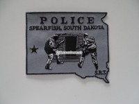 Stoffabzeichen Spearfish Police, S.R.T. South Dakota