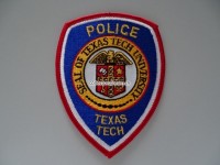 Stoffabzeichen, Tech University Police,Texas