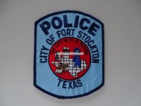 Stoffabzeichen, City of Fort Stockton Police,Texas