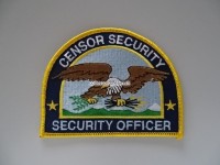 Stoffabzeichen / Patch " Security "