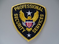 Stoffabzeichen / Patch " Security "
