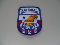 Stoffabzeichen / Patch " Security "