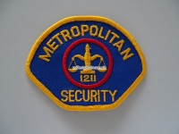Stoffabzeichen / Patch " Security " 