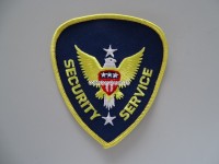 Stoffabzeichen / Patch " Security " 