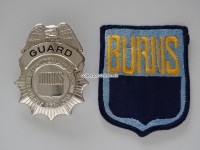 Metall Mützenabzeichen / Badge " Security Guard "
