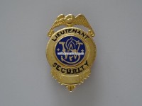 Metall Badge, Lieutenant Security S&W