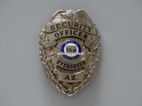 Metall Badge, Security Officer, Evergreen, Arizona