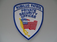 Stoffabzeichen / Patch " Security "