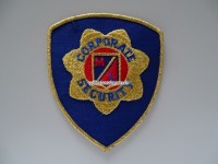 Stoffabzeichen / Patch " Security "
