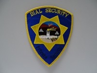 Stoffabzeichen / Patch " Security " 