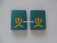 Schulterschlaufen, Wachtmeister, Versorgungstruppen, hellgrün