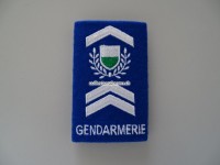 Schulterschlaufe, Gendarmerie Vaud / Waadt, Adjutant, Prototyp