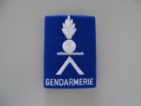 Schulterschlaufe, Gendarmerie, Sous-brig, Genève / Genf