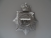 Bobbyhelm Metallabzeichen, British " Metropolitan Police "