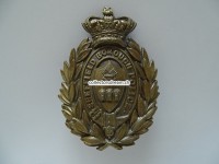 Bobbyhelm Metallabzeichen, British " Sheffield Borough Police "