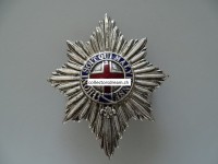 Helm / Mützen oder Brustabzeichen, Britisch "HONI SOIT QUI MAL Y PENSE" Leitspruch des britischen Hosenband Ordens