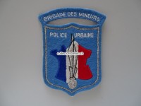 Stoffabzeichen, Police Urbaine, Brigade des Mineurs, Frankreich