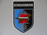Abzeichen, Gendarmerie K-9, Kunststoff, Frankreich