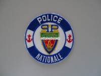 Stoffabzeichen, Police Paris, Brigade Fluviale (Wasser / Fluss Brigade), alte Version, Frankreich