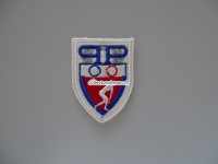 Stoffabzeichen, Police Paris, Sport Trainer, Frankreich, kleine Version