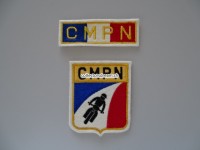 Stoffabzeichen Set, Police Nationale Motorrad Club, Frankreich