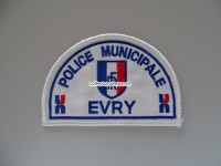 Stoffabzeichen, Police Municipale Evry, Frankreich