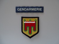 Klett Stoffabzeichen Set, Gendarmerie d' Auvergne, Frankreich